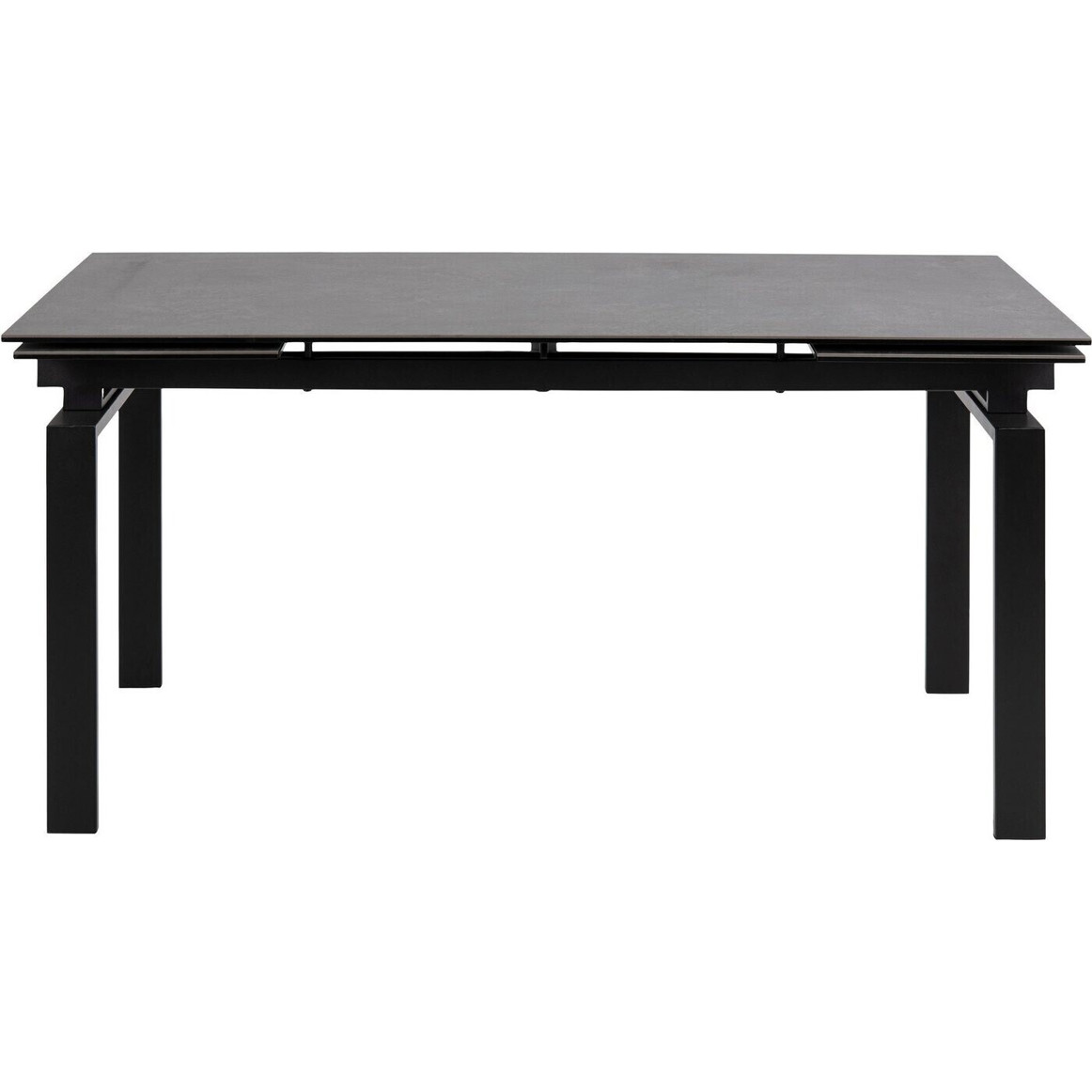Actona Huddersfield Esstisch 160(200)x85cm - Ausziehbar, Keramik, Schwarz