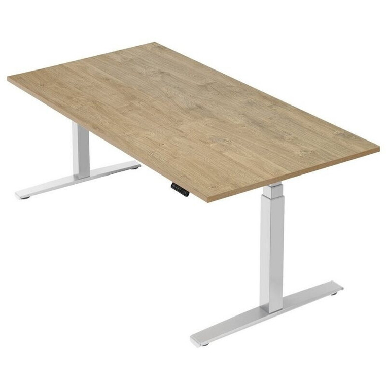 Boho Office Schreibtisch - Basic Line 160x80 cm - Wildeiche & Weiß