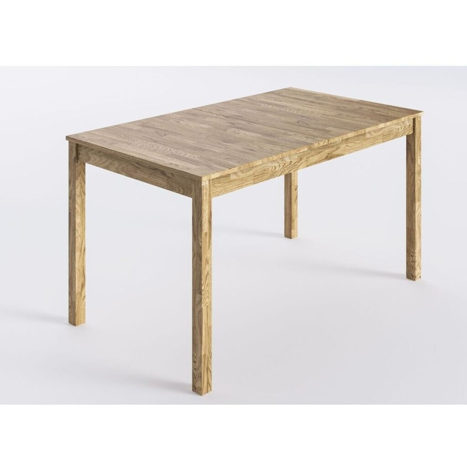 Elfo Esstisch Ausziehbar 140-180 cm - Massivholz Wildeiche, 80 cm Breite