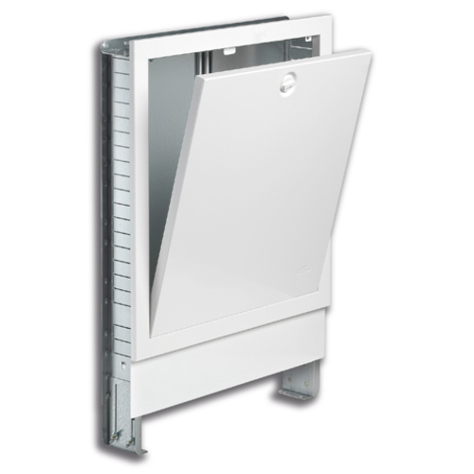 Kermi xnet Verteilerschrank US80-L2 – UP-Standard-80, lackiert, Breite: 535 mm | Heizkreisverteilerschrank