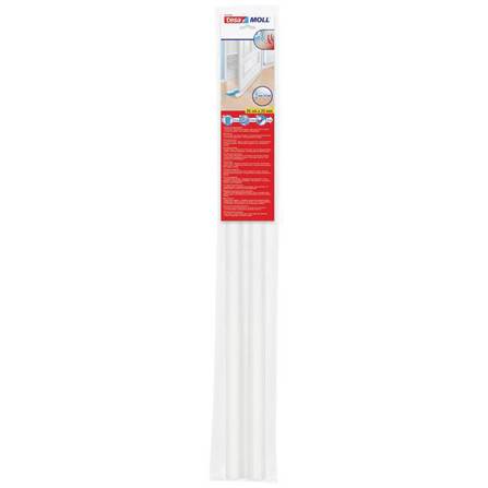 Türbodendoppeldichtung tesamoll® - Zugluftstopper in Weiß (L x B) 0,95 m x 25 mm, 1 Stück