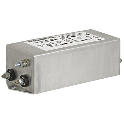 Netzentstörfilter 250V AC | 16A | Schraubmontage 4.1W | Flachstecker | 1-phasig | > 0,5 mA / 50