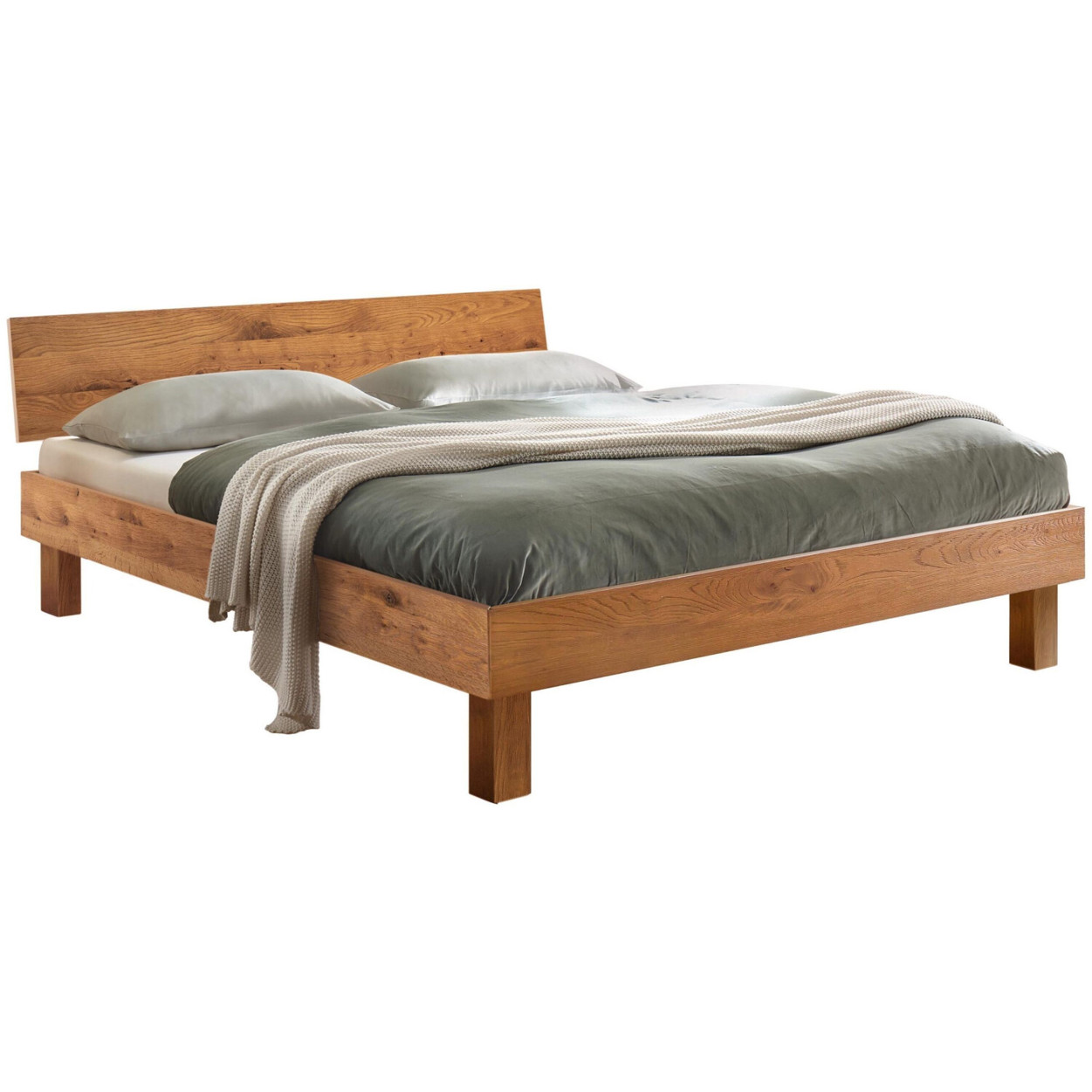 Bettrahmen Hasena Forti 25 - 180x200 cm - Wildeiche