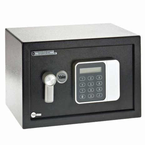 Yale YSG/250/DB2 Freistehender Safe - 16 l - Schlüssel-Schloss - Stahl Schwarz