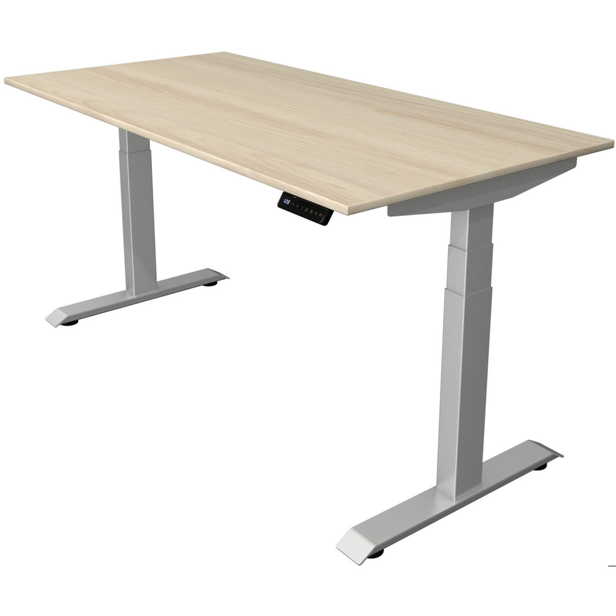 Kerkmann Move Schreibtisch 140x80 cm in Ahorn/Silber