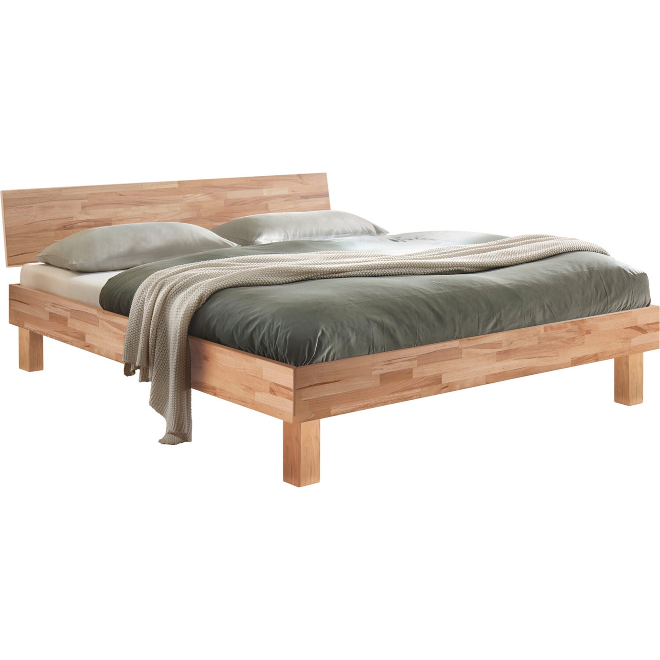 Hasena Forti 25 Bett 180x200 cm – Kernbuche