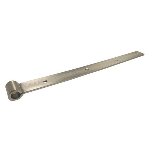 Edelstahl-Effekt Langbänder 1000 x 45 x 5 mm - Mittig Gerollt, ohne Kegel
