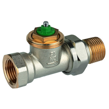 Resideo LX Thermostatventilkörper - Vernickelt, Messing, 3/4" - Vorlauf-Thermostatventil für Heizungen