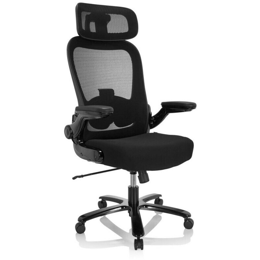 HJH Office Instructor SW I PRO XXL Bürostuhl mit Kopfstütze