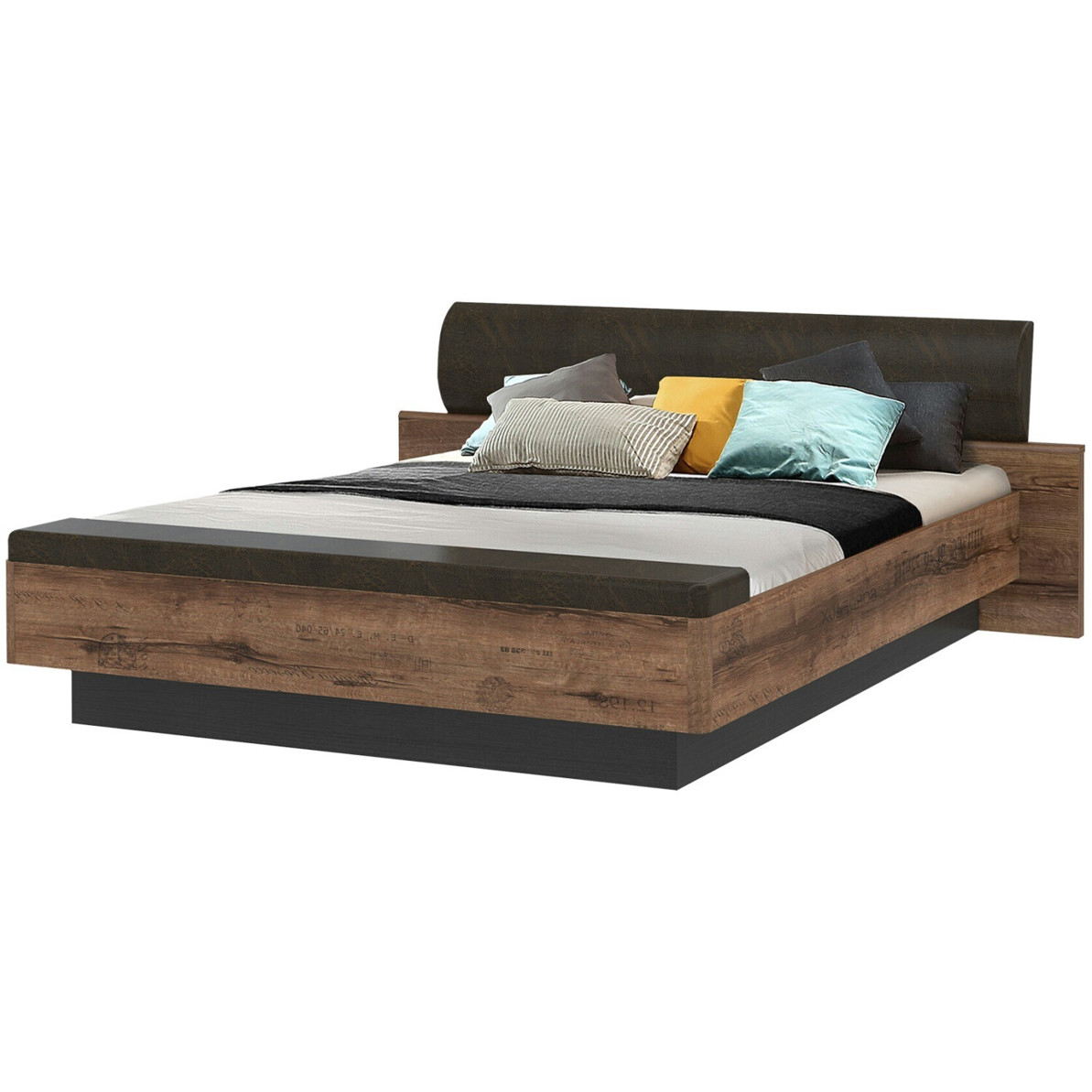 Forte Jacky Bett 180x200 cm mit Fußbank – Komfort & Stil