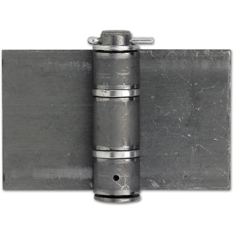 Schweres Anschweißband - 180 x 180 x 5 mm - Blankstahl