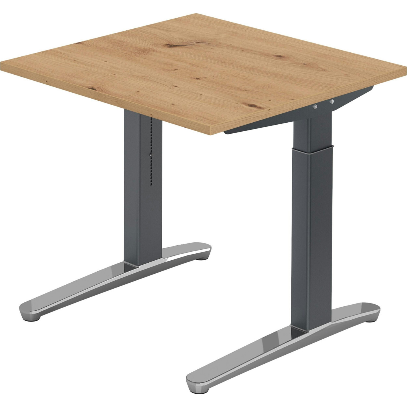 Bümö Serie XB Schreibtisch 80x80 cm (BU-XB-08-R-GC)
