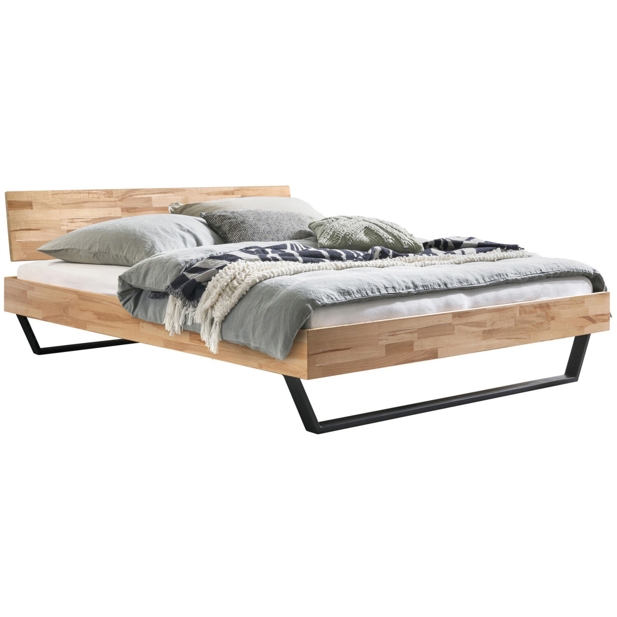 Hasena Asti Bett 140x200 cm - Kernbuche