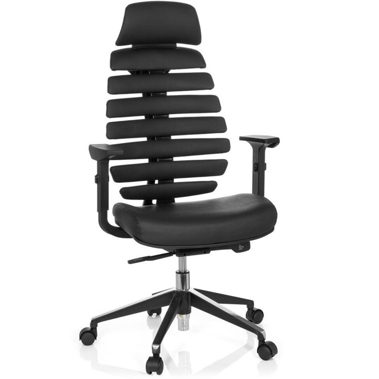 HJH Office Ergo Line II PRO - Ergonomischer Bürostuhl in Schwarz