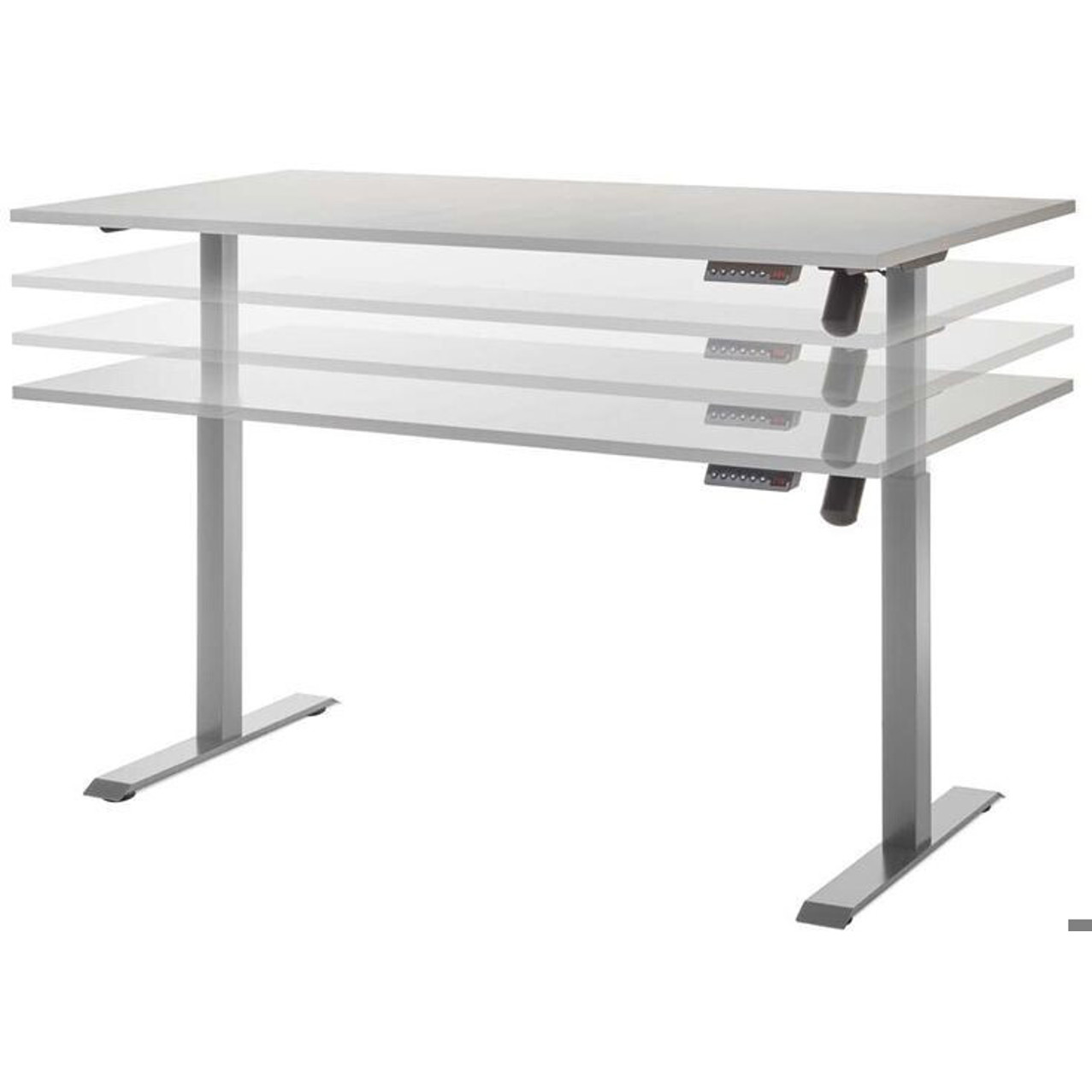 Bega Okay Schreibtisch 160x77 cm - Hellgrau