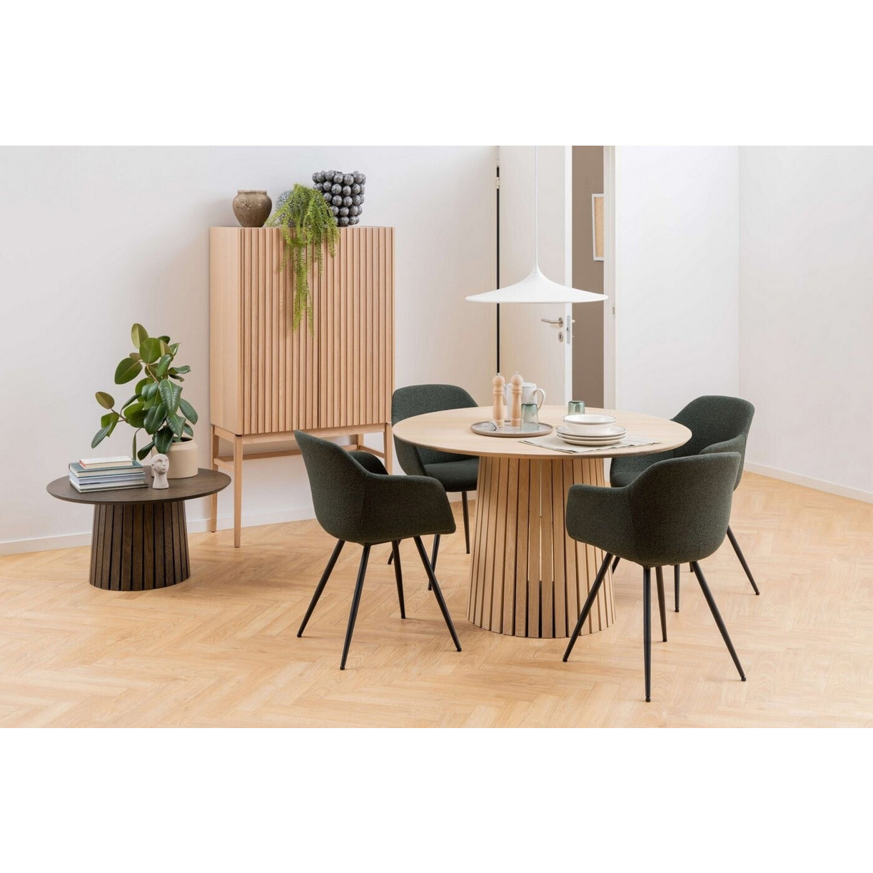 Actona Christo Esstisch Ø120 cm - Naturholz, Modern & Stilvoll