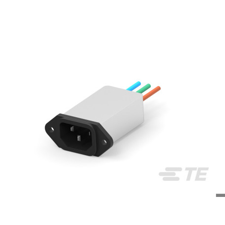 Netzentstörfilter 50-60 Hz, 1 A, 250 VAC - Drahtleitung (Artikelnummer: 2-6609006-6)