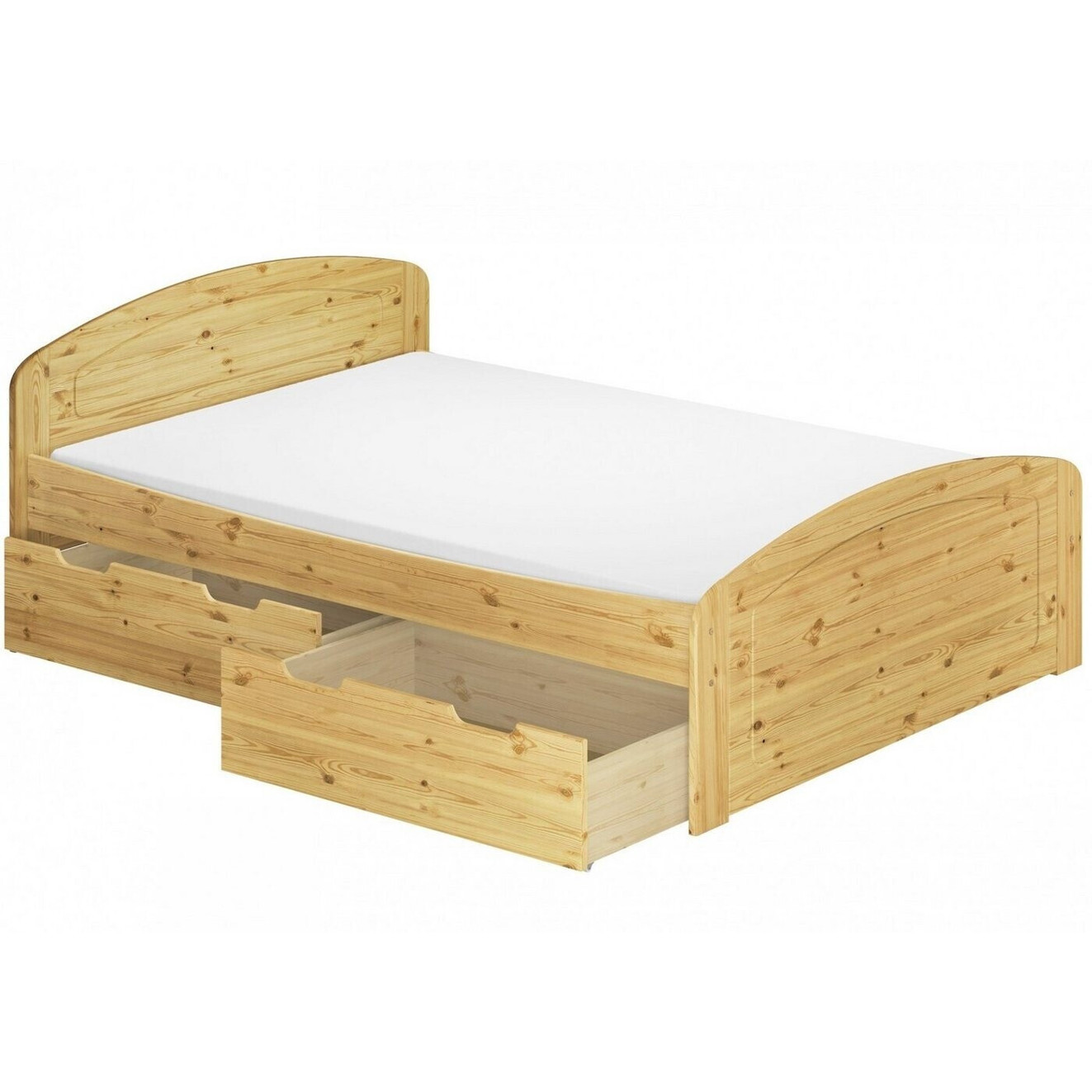 Erst-Holz Bett 60.50-14, 140 x 200 cm - Hochwertiges Schlafsystem