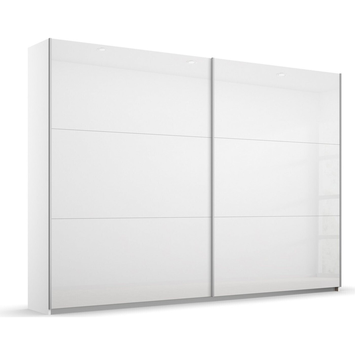 Hochglanz-Kleiderschrank Rauh BLUE Aurelia 261x210 cm in Alpinweiß