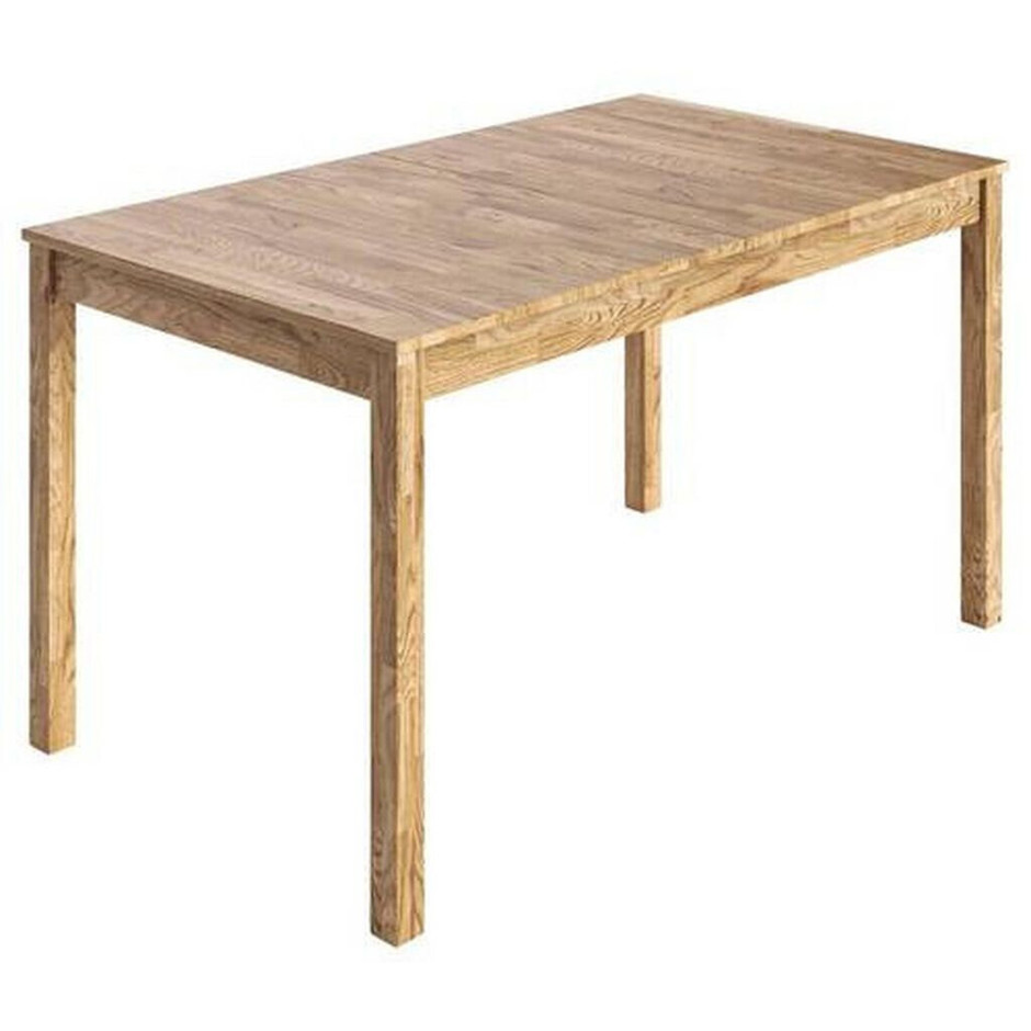 Massiver Eiche Esstisch CarryHome - Ausziehbar, Rechteckig 80x76x140-180 cm