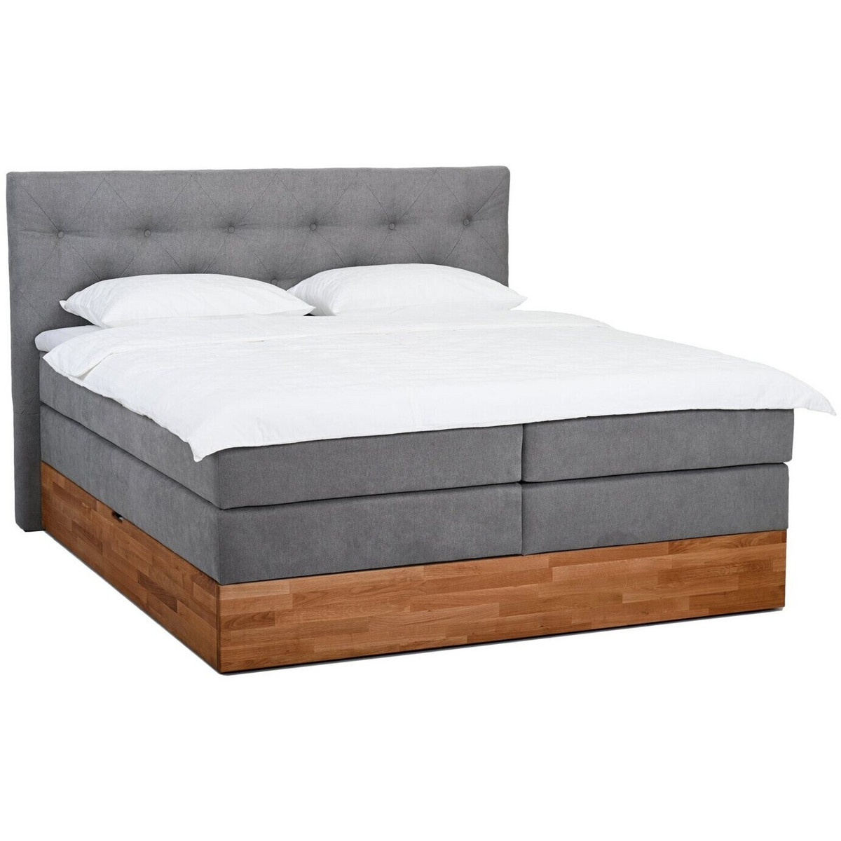 Belanoti Marbo Bett 180x200 cm - Hellgrau